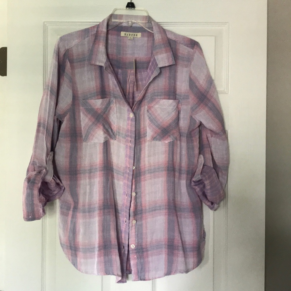 Plaid button up